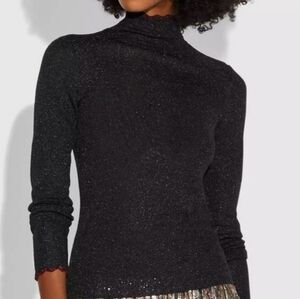 Coach Lurex Turtleneck